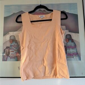 Elegant Peach Tank Top